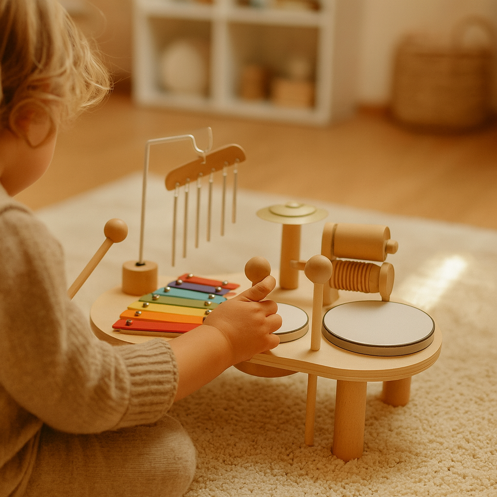 HarmonyPlay Wooden Music & Sensory Station